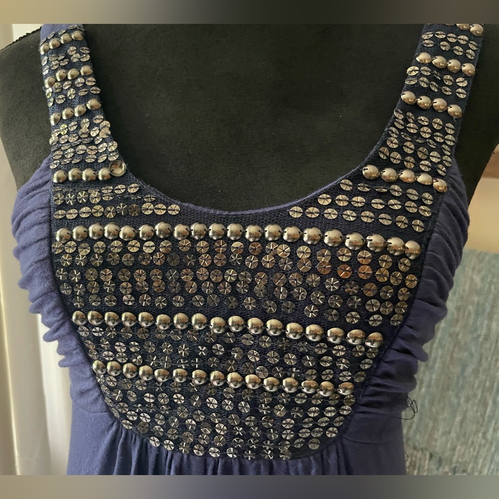 Soprano Maxi Dress with Studs & Sequins Bodice - Picture 2 of 7